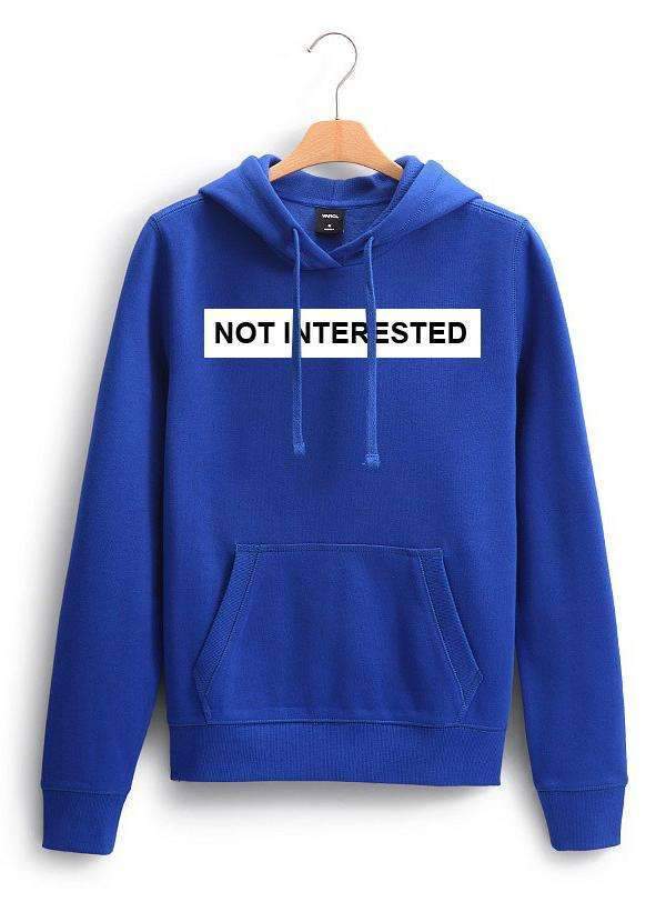 NOT INTERESTED WOMEN HOODIE